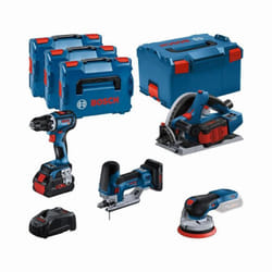 Bosch - kit 4 Outils gsr/gkt/gst/gex avec batterie ProCore 18V 4.0Ah + 2 batteries ProCore 5.5Ah - 0615990N36