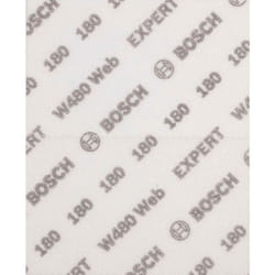 Bosch Feuille abrasive ExW480 Web 115 x 140 mm G180 2 pces - 2608902382