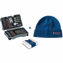 Le coffret de 43 pièces de vissage de la marque Bosch offre une gamme complète d'embouts et de douilles pour répondre à diver ...
