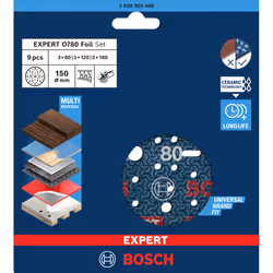Bosch O780 Peinture, Acier, Bois Disque de ponçage - Vue supplémentaire 2