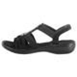 Sandales - RIEKER - Morokko Noir - Ouvert - À élastique - Talon 35 cm