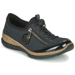 Baskets femme - Rieker - N3268 - Noir - Synthétique - Lacets