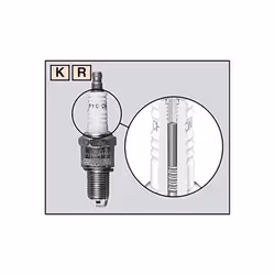 CHAMPION Spark plug REK6YC / OE8022 - Vue supplémentaire 4