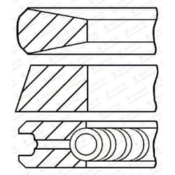 Jeu de segments de piston GOETZE 08-446400-00