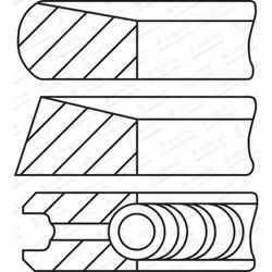 Jeu de segments de piston GOETZE 08-448600-00