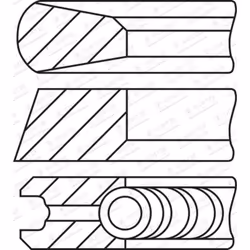 Jeu de segments de piston GOETZE 08-449600-00 - Vue supplémentaire 2