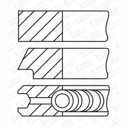Jeu de segments de piston GOETZE 08-449900-00