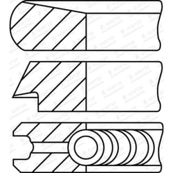 Jeu de segments de piston GOETZE 08-452400-00