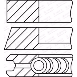 Jeu de segments de piston GOETZE 08-430300-00 - Vue supplémentaire 2