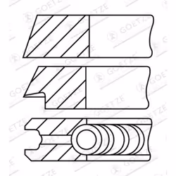 Jeu de segments de piston GOETZE 08-109400-30