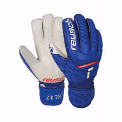 Gants de gardien de football Reusch Attrakt Grip Finger Support Junior Gants de Gardien de But Mixte