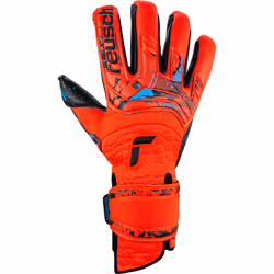 Gants de gardien Reusch Attrakt Fusion Guardian AdaptiveFlex - bright red/futr blu/black - Taille 95