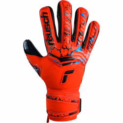 Gants de gardien enfant Reusch Attrakt Gold X - brig red/futr blu/blck - Taille 75
