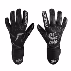 Gants de gardien Reusch Pure Contact Infinty - Noir - Taille 8 - Adhérence et durabilité pour gazon artificiel