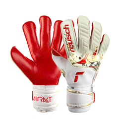Gants de gardien Reusch Attrakt Gold X GluePrint - blanc/rouge - Taille 85