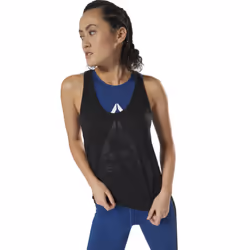 Reebok DH4998 XS chemise et haut Débardeur Encolure à corde Sans manches Polyester, Viscose - Vue supplémentaire 3