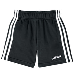 Short - ADIDAS - JR Essentials 3S - Graphite - Noir - Enfant - Polyester recyclé - Regular - Garçon