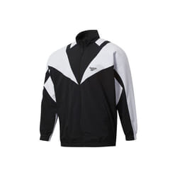 Veste de survêtement Reebok CLTwin Vector TT - Homme - Noir - Respirant - Running - Manches longues