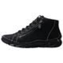 Basket Montante - RIEKER - Wildebuk - Noir - Synthétique - Lacets