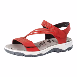 Chaussures Femme - RIEKER - 6887133 - Rouge - Scratch - Confortables