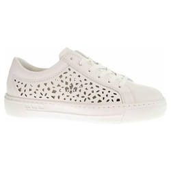 Chaussures RIEKER L883180 Creme - Femme/Adulte - Lacets - Beige - Basse - Plat - 2 - Synthétique