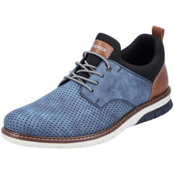 Basket à Lacets Rieker Ambor Bleu - Homme - Cuir - Confortable