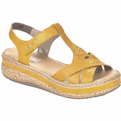 Sandale Compensée Cuir Rieker Massa