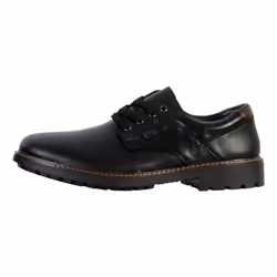 Mocassin Homme - Rieker - Cuir Noir - Confortable et Élégant