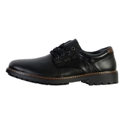 Mocassin Homme - Rieker - Cuir Noir - Confortable et Élégant
