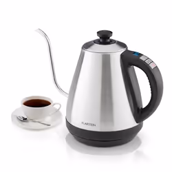 Klarstein Garcon, 1 L, 2000 W, Noir, Acier inoxydable, Acier inoxydable, Thermostat réglable, Fonction garder au chaud