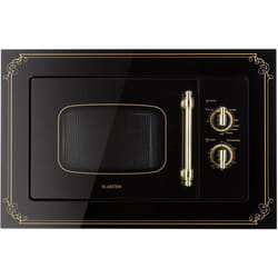 Klarstein - Victoria 20 Four micro-ondes grill combiné Encastrable 20L 800 w - Grill 1000W Style rétro Noir
