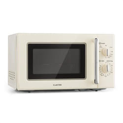 Klarstein Caroline Comptoir Micro-ondes grill 20 L 700 W Crème