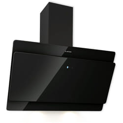 Klarstein - Hotte Aspirante 90cm, Hottes de Cuisine Inclinées, Filtre de Hotte en Aluminium, Débit d'Air Puissant 607m³/h, led, Ecran Tactile,