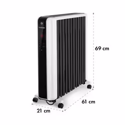 Klarstein Thermaxx 2500 Intérieure Noir, Blanc 2500W