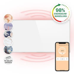 Radiateur infrarouge Klarstein Wonderwall Smart - 60x120cm - 720W - Blanc