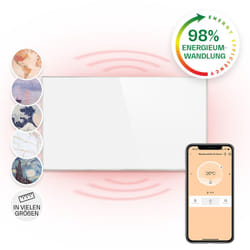 Klarstein - Radiateur Infrarouge Mural Intelligent, Chauffage Infrarouge 450W, Panneau Chauffant Infrarouge, app Mobile, Radiateur Electrique Extra