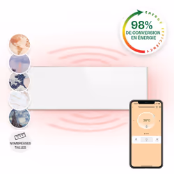 Description générale Le radiateur infrarouge mural intelligent Klarstein de 300W est conçu pour offrir un chauffage efficace  ...
