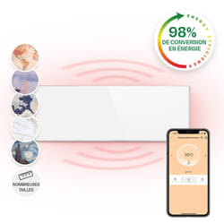 Klarstein - Radiateur Infrarouge Mural Intelligent, Chauffage Infrarouge 300W, Panneau Chauffant Infrarouge, app Mobile, Radiateur Electrique Extra