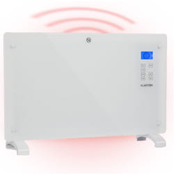 Klarstein - Radiateur Electrique Mobile, Chauffage Electrique Mural 2000W à Faible Consommation d'Energie pour Maison, Salle de Bain, Convecteur,