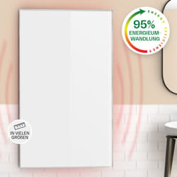 Klarstein Radiateur Infrarouge Mural, Chauffage Infrarouge 600W, Panneau Chauffant Infrarouge Puissant, Radiateur Electrique Extra Plat, Salle de