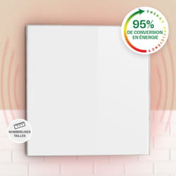 Klarstein - Radiateur Infrarouge Mural, Chauffage Infrarouge 360W, Panneau Chauffant Infrarouge Puissant, Radiateur Electrique Extra Plat, Salle de