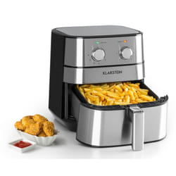 Klarstein AeroVital Unique 5,4 L Autonome 1700 W Friteuse d’air chaud Métallique, Argent