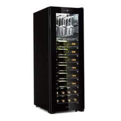 Klarstein - Cave a Vin, Réfrigérateur à Vin sur Pieds avec Porte en Verre, Cave à Vin de Vieillissement, Prosecco, Bière, Ecran Tactile,