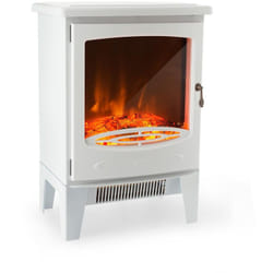 Cheminee Electrique Effet Flamme, Cheminée Electrique Decorative Chauffante de 950/1850W, Minuterie, Fausse Cheminée a led, Chauffage Cheminée