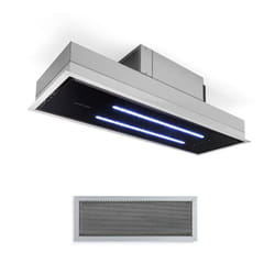 Klarstein - High Line Hotte de plafond 77cm 410m3/h 3 niveaux classe c Noire