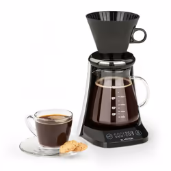 La cafetière Klarstein craft coffee vous propose un café de gastronome à la maison. Elle impressionne par sa facilité d'utili ...