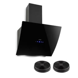 Annabelle 60 Hotte aspirante + 2 filtres recyclage d'air 650 m³/h noir