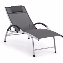 Pure détente ! La chaise longue Blumfeldt Sun Valley fait de votre jardin, balcon ou terrasse une oasis de détente. Le design ...