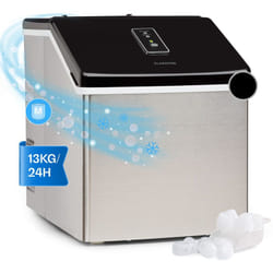 Klarstein - Clearcube Machine à glaçons glace transparente 13 kg/24 h - inox noir