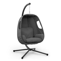 Blumfeldt - Bella Donna - Fauteuil Suspendu, Mouvement de Balancement Relaxant, Confort Unique, Coussin avec Rembourrage Doux de 12 cm, Rembourrage
